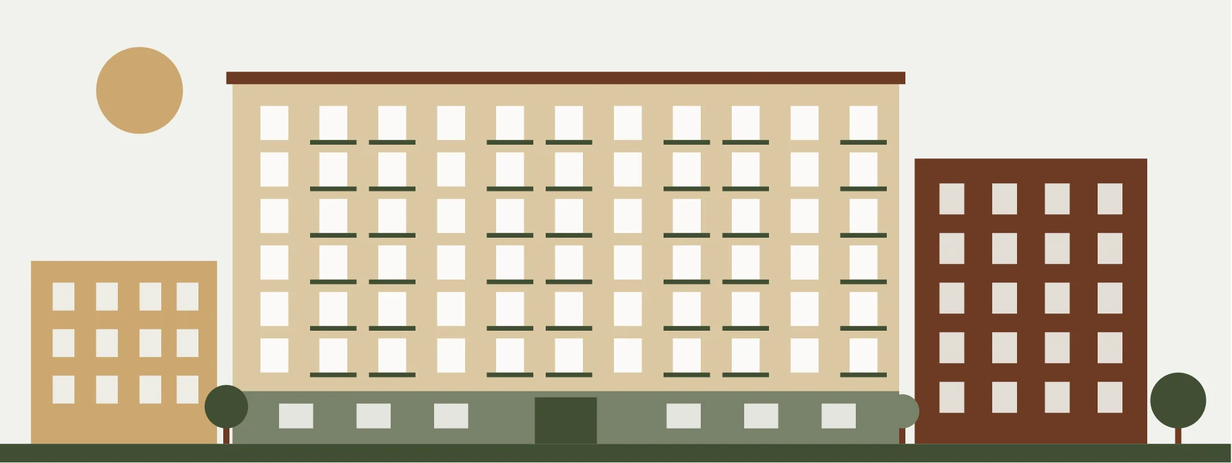Illustration : immeubles de logements collectifs